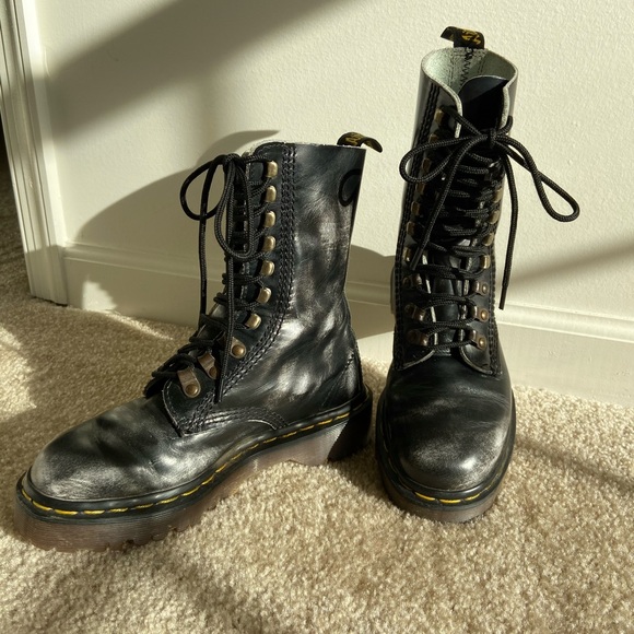 distressed doc martens